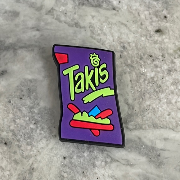 Crocs TAKIS Charm - Chip Jibbitz - FUEGO Shoe Charm - Snack Bag Charm NEW - Picture 1 of 2